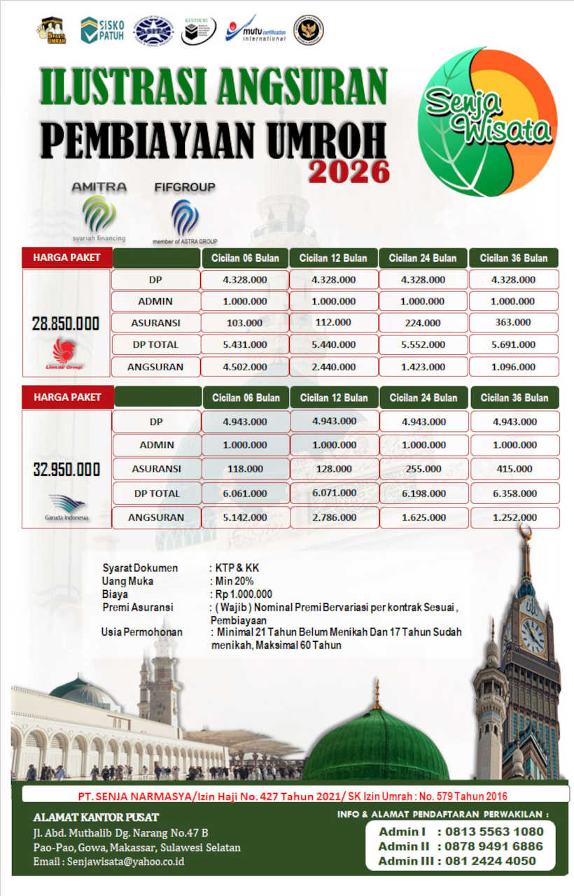 Senja Program Cicilan Umrah